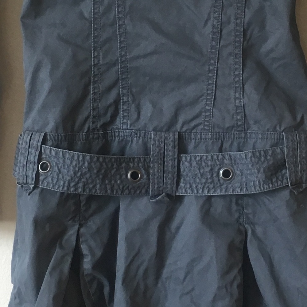 Diesel gray zip dress